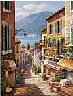 Sung Paintings - Village Steps by Sung Kim